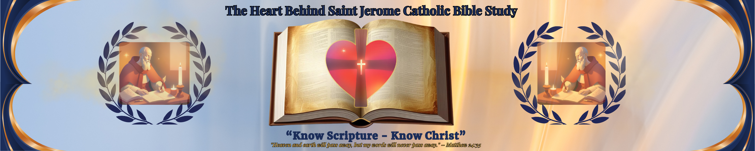 “Our Story: The heart behind the St. Jerome Catholic Bible Study System — a spiritual reflection on the origins, mission, and calling of this Catholic Scripture journey.”